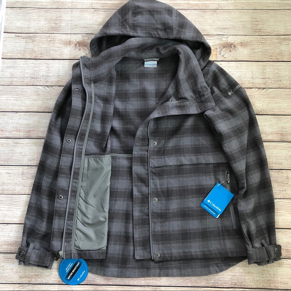 NWT Columbia Size Medium Coat Gray - Picture 3 of 5
